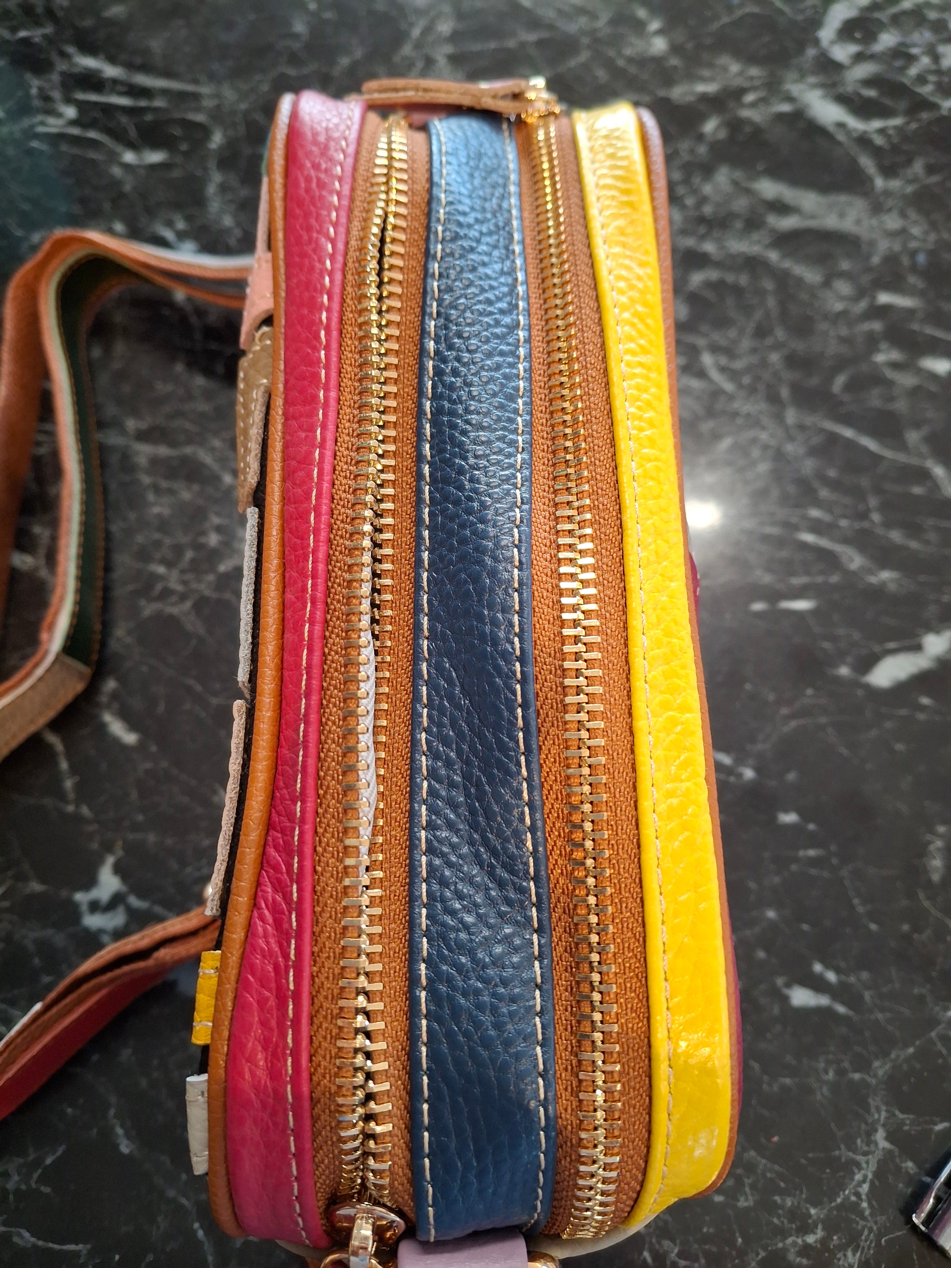 Puzzle Block Crossbody Bag