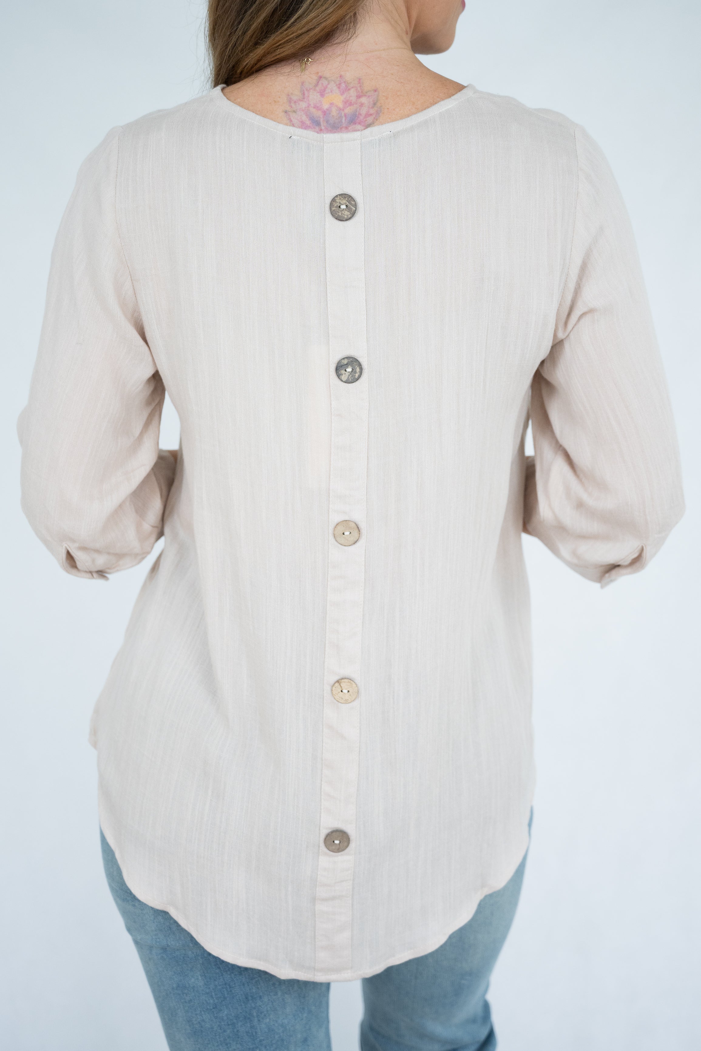 Brishti linen/rayon top