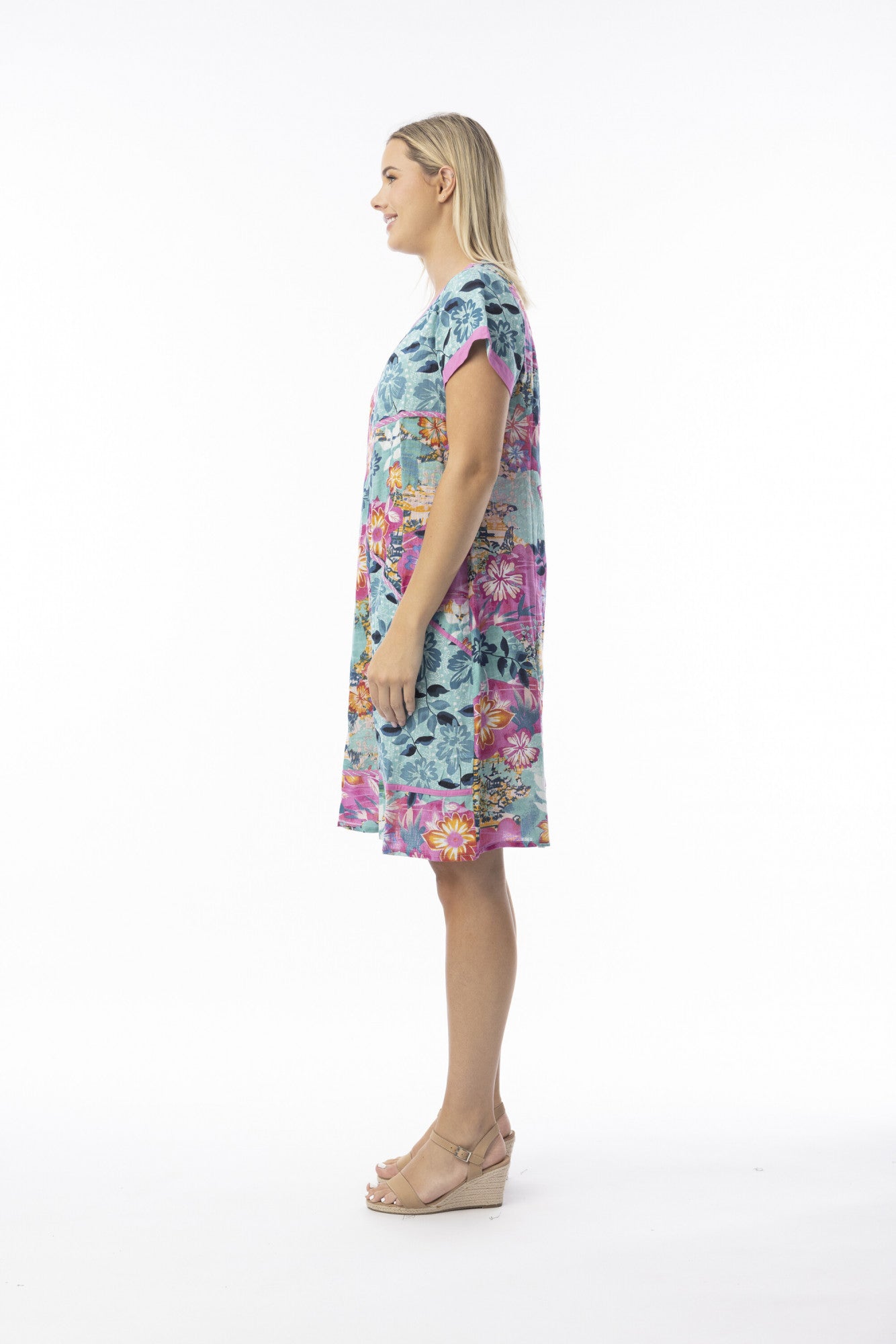 Selaron Patch Shift Dress