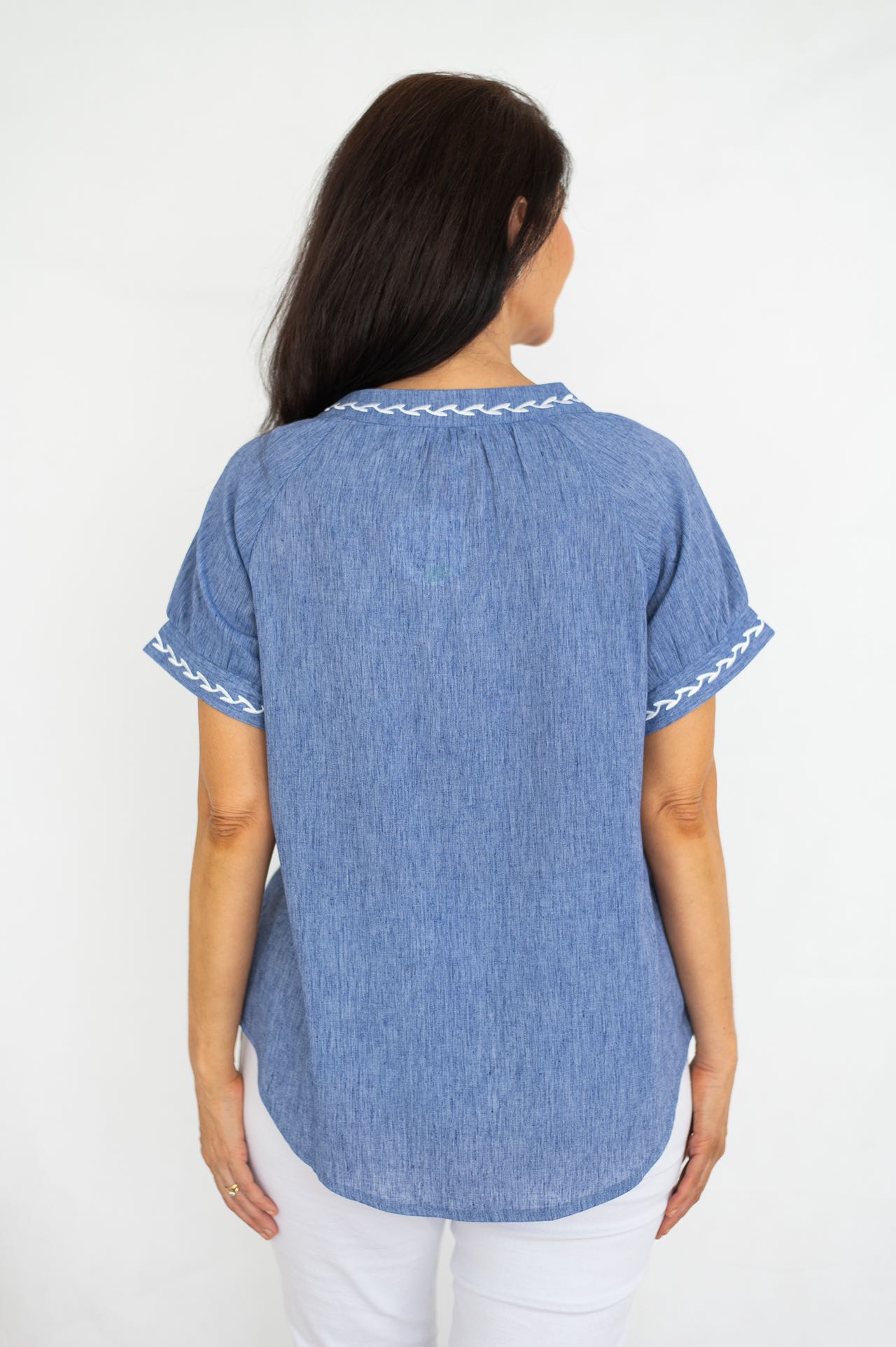 Mira Linen Short sleeve top