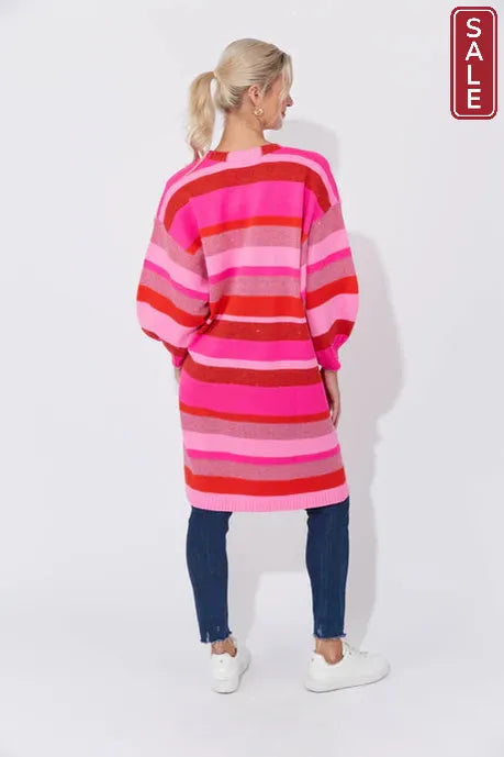 Yuma Cardigan chilli