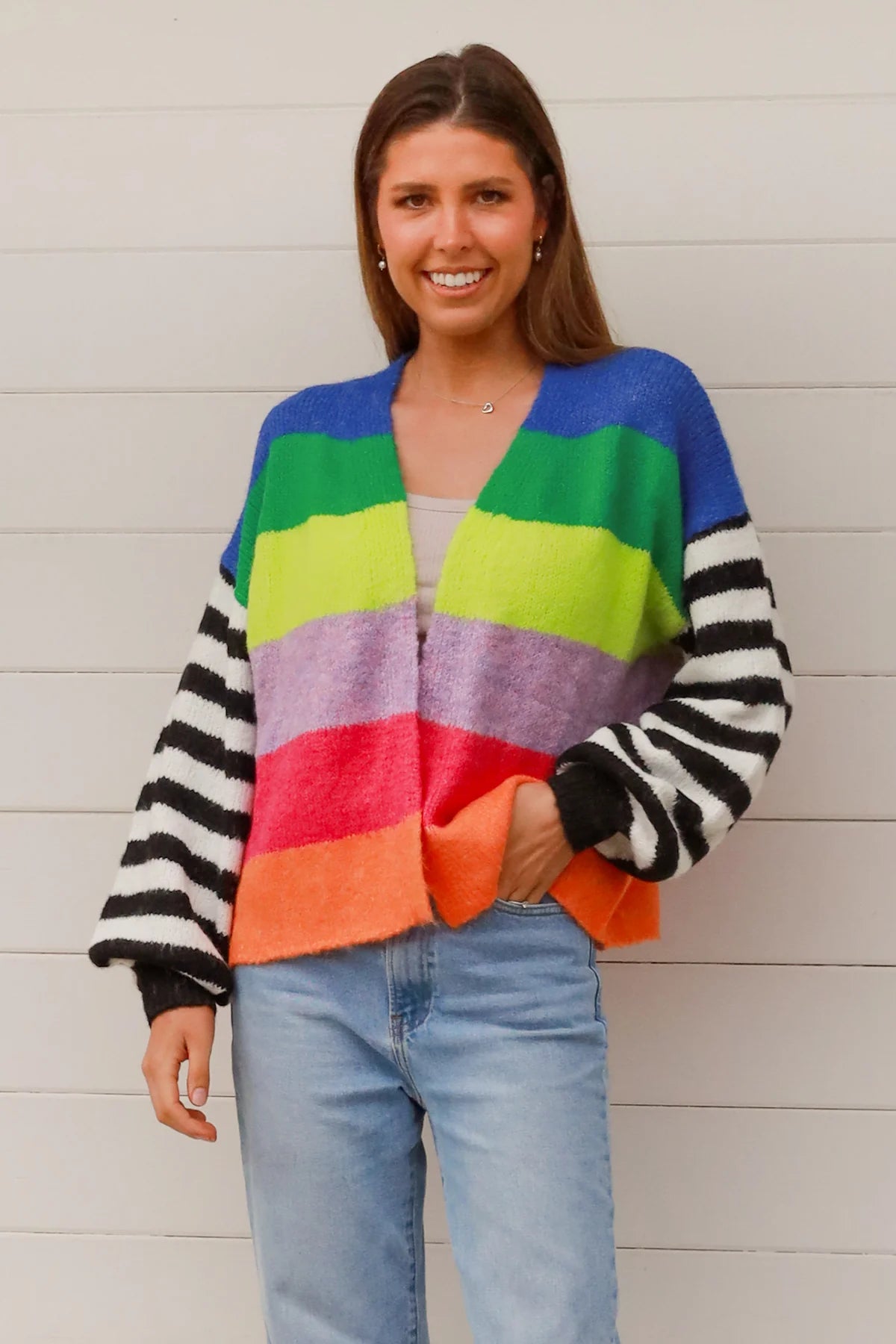 Sandra Striped Cardigan