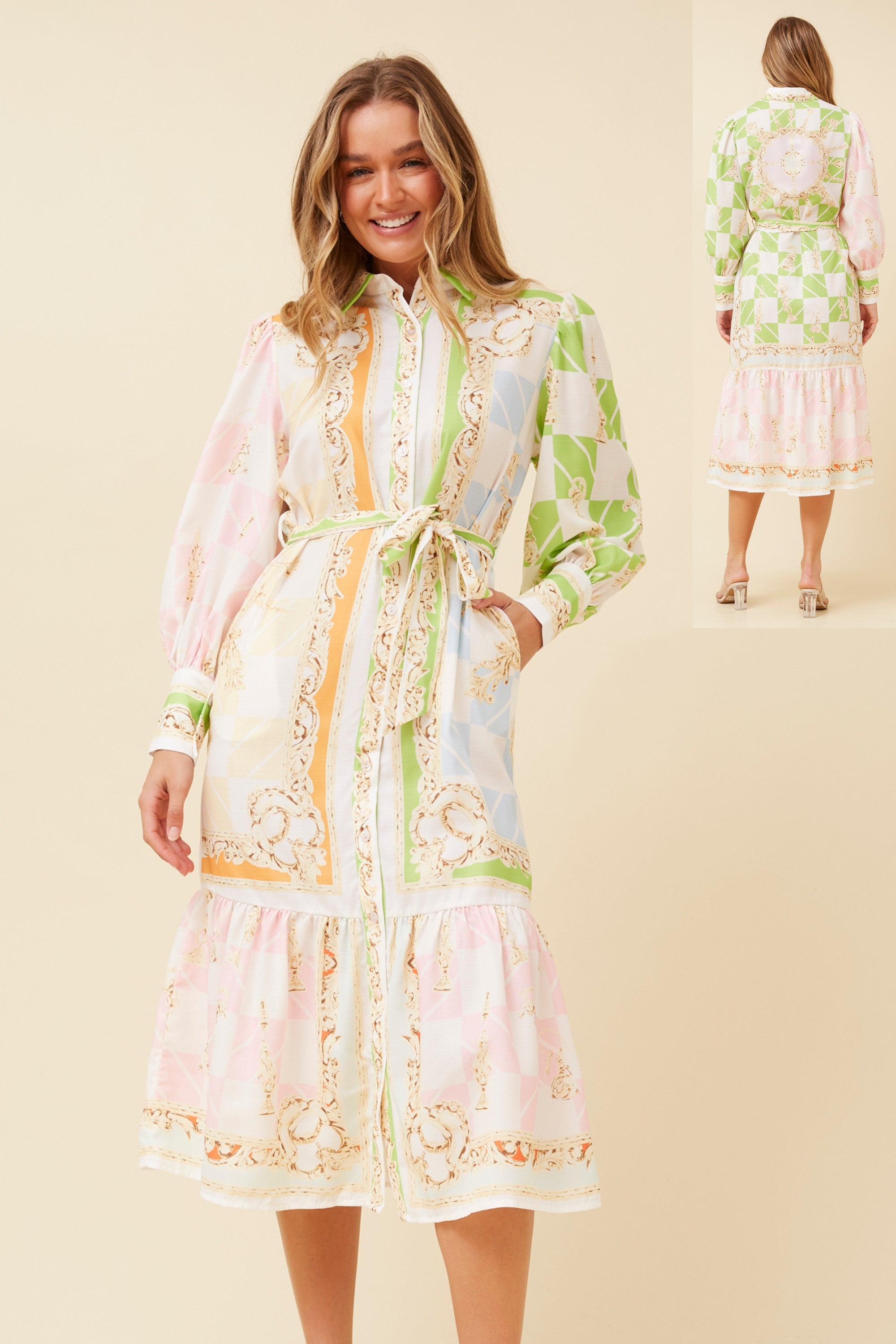 Ckm Carol Collared Dress