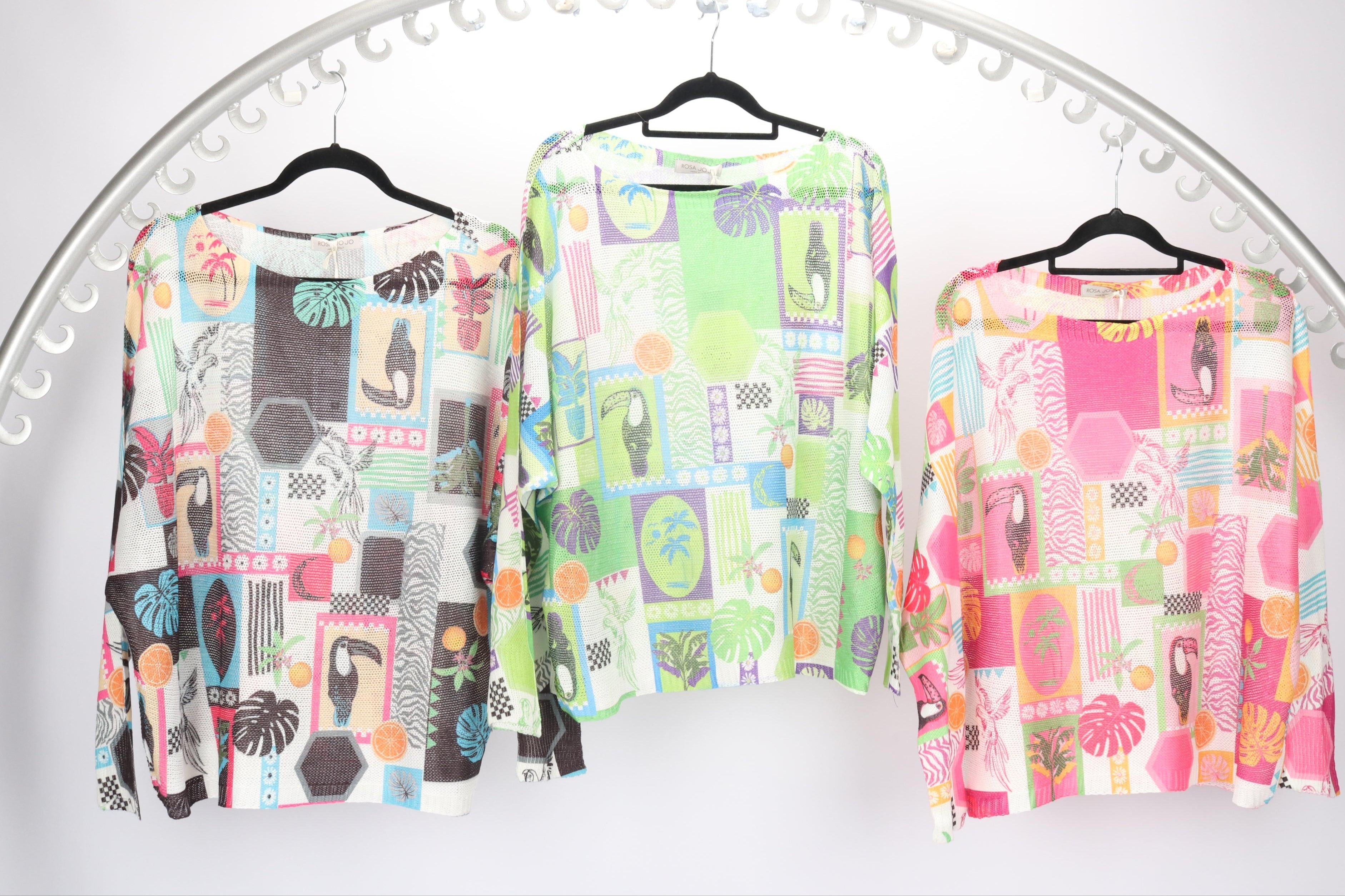 RJ Bird & Palm Sweater