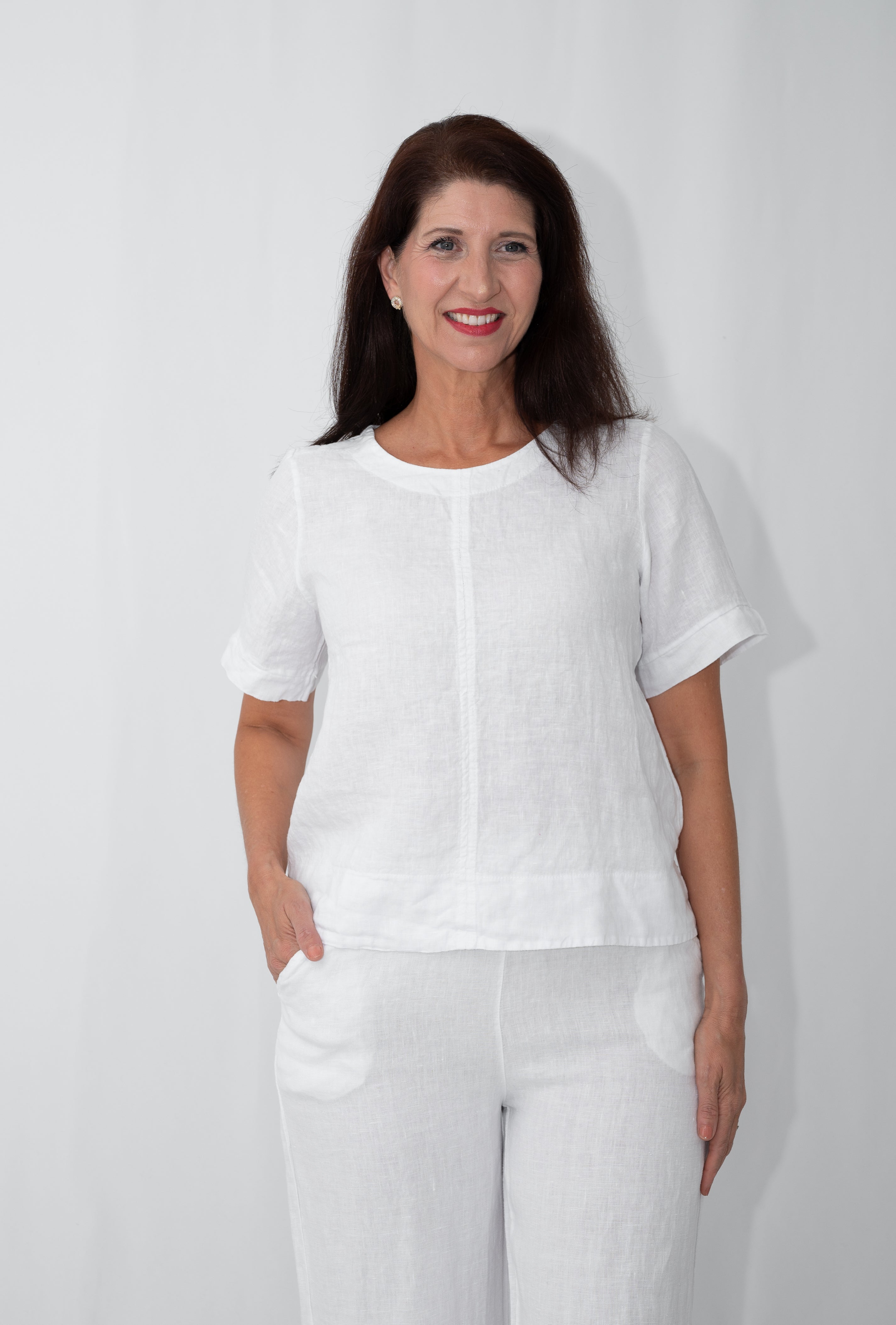 Damini Linen Top