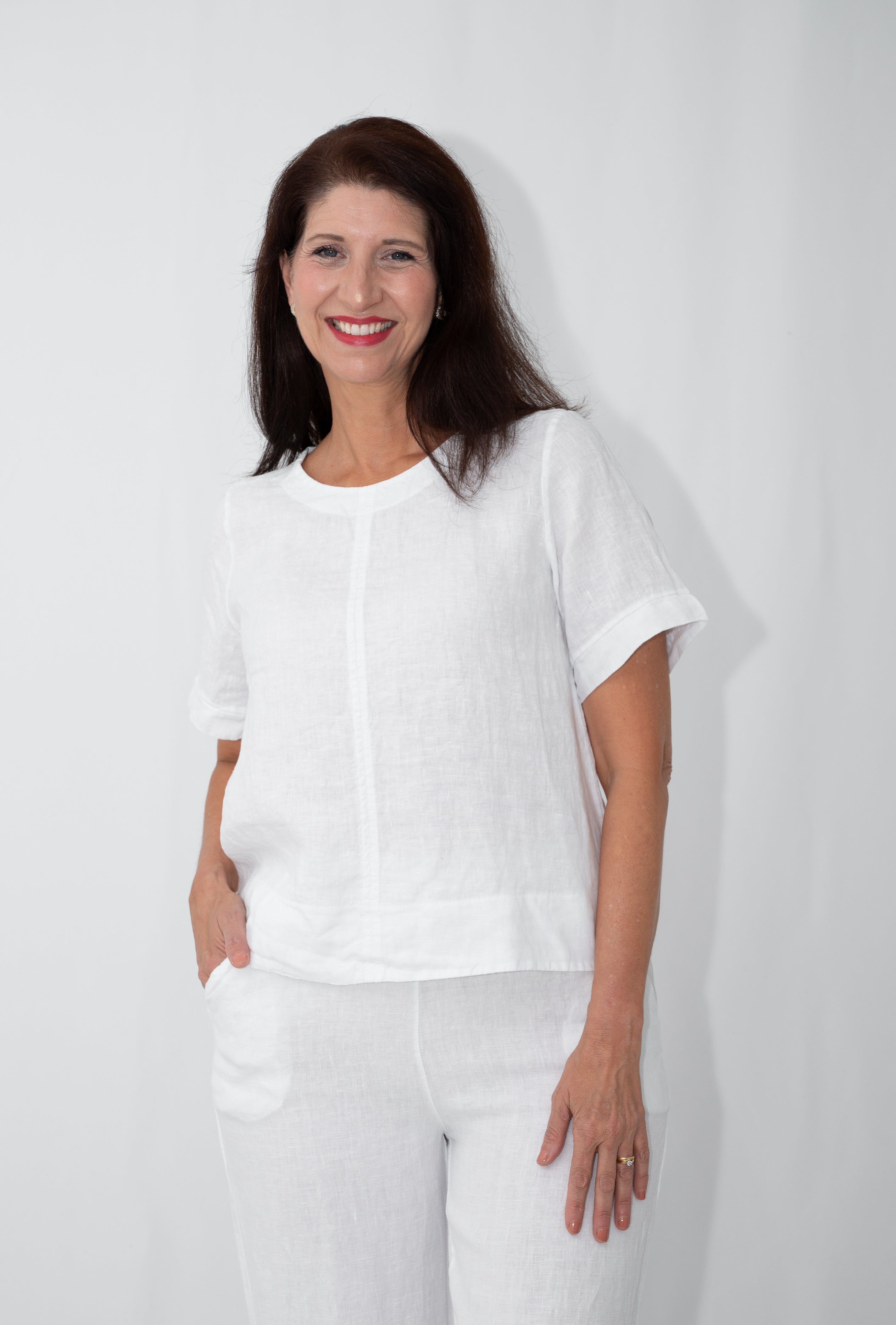 Damini Linen Top