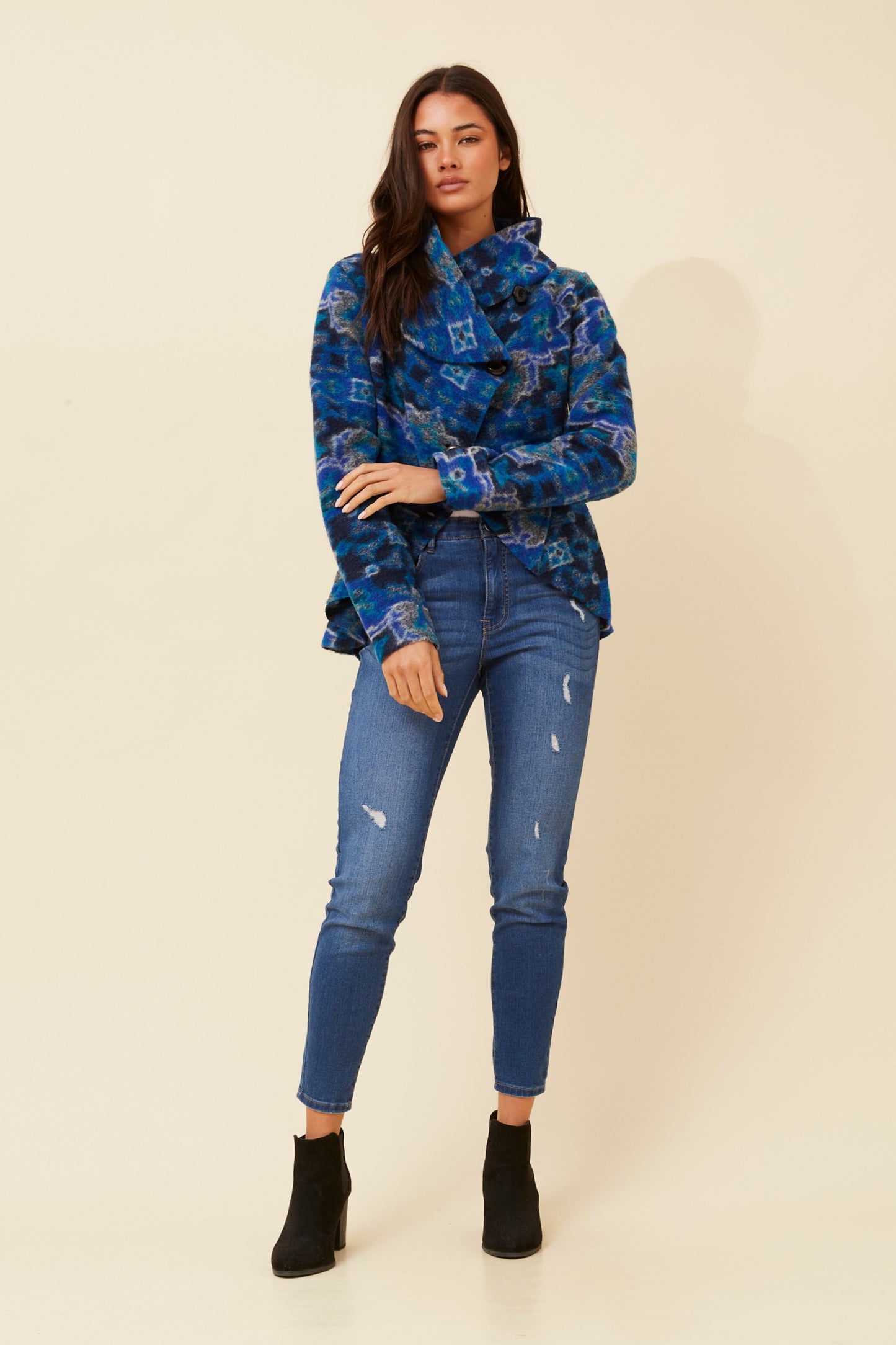 BM Cowl Neck Jacket