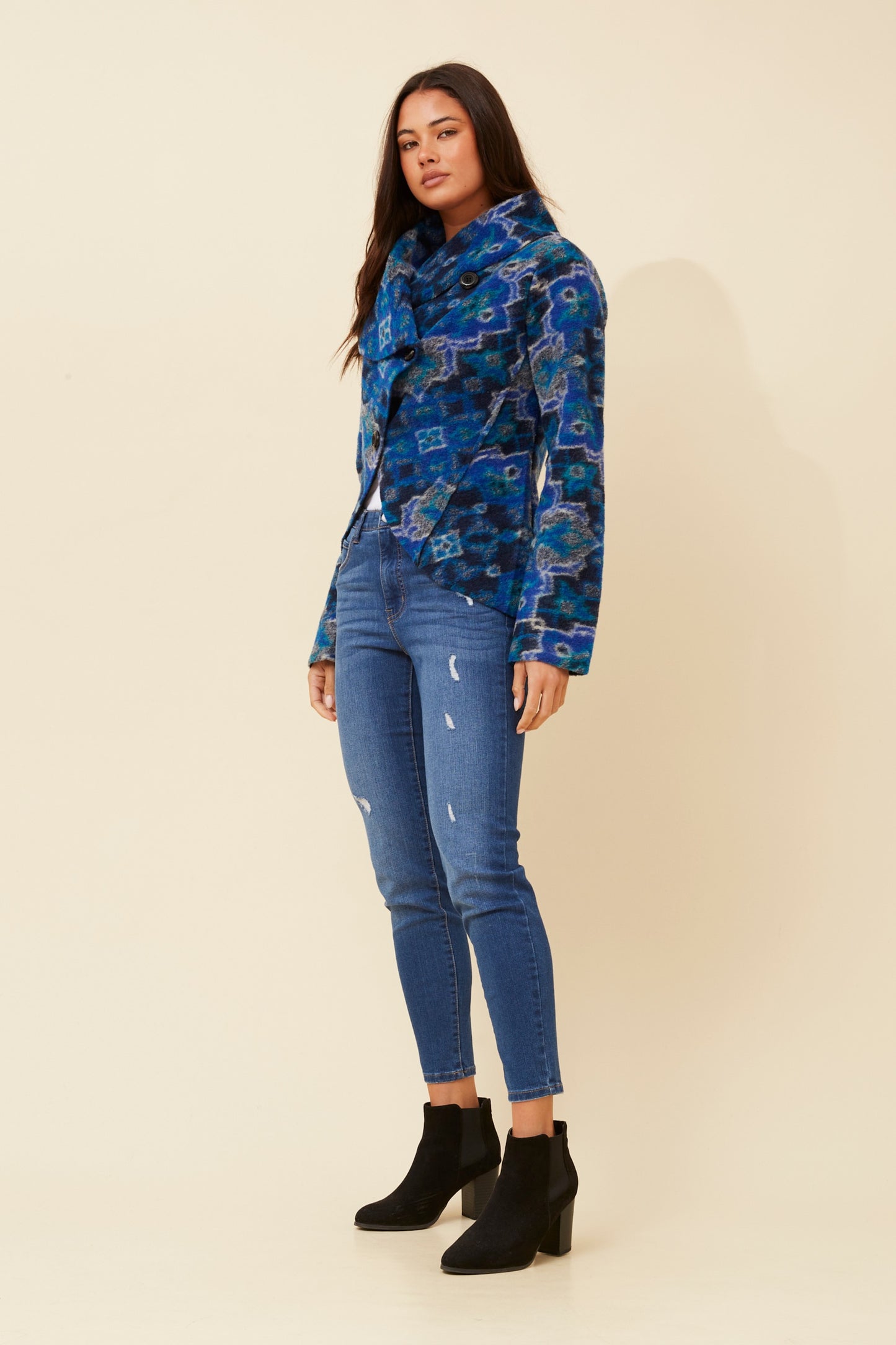 BM Cowl Neck Jacket