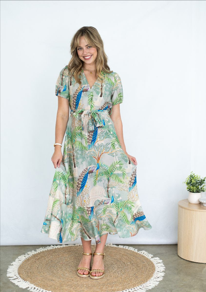 Peacock in Palace Dress