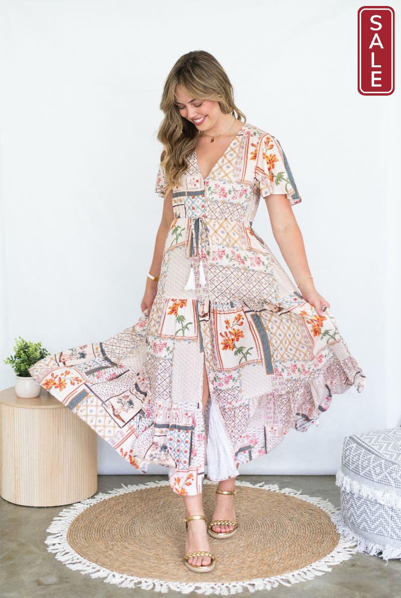SIS Selma Maxi Retro Dress