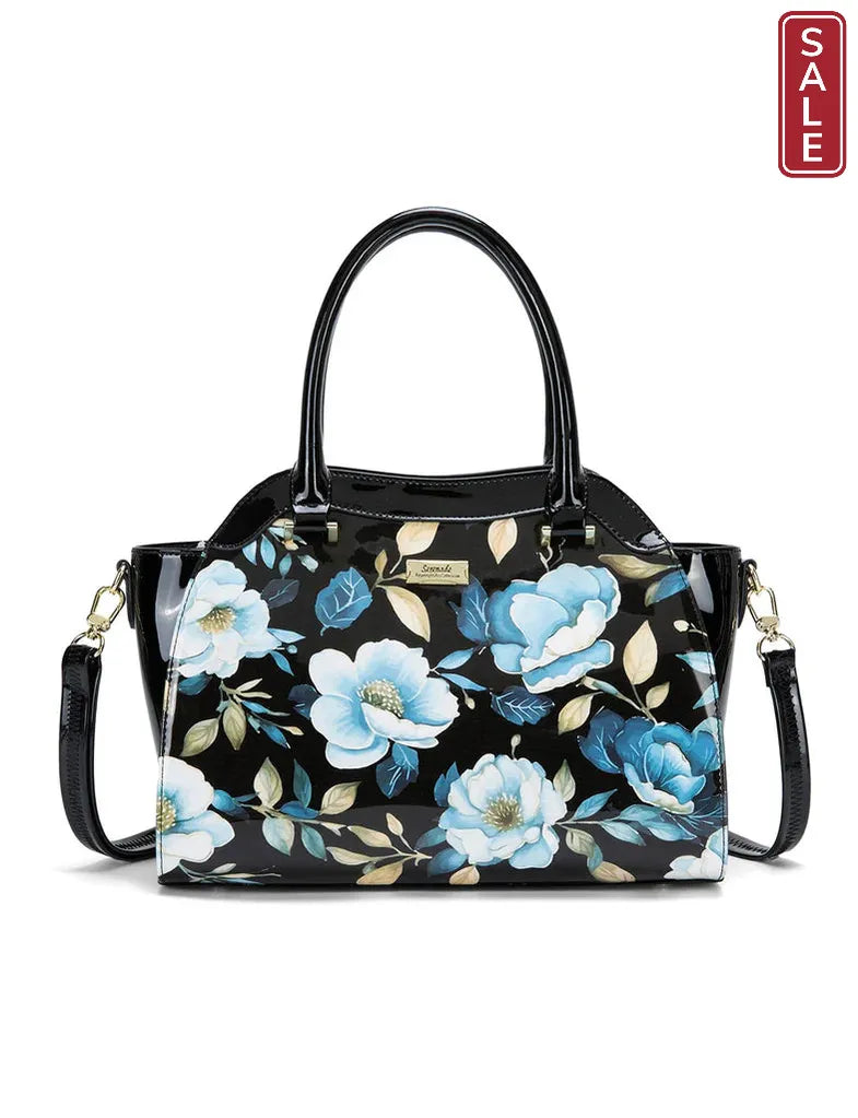 ASTORIA PATENT LEATHER GRIP BAG