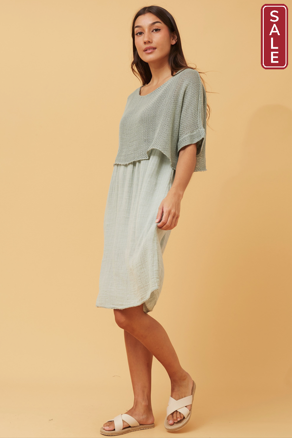 Mesh Layer Dress