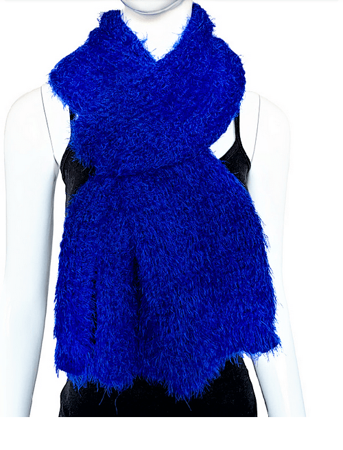 AUTN Scarf Blue Eyelash Scarf