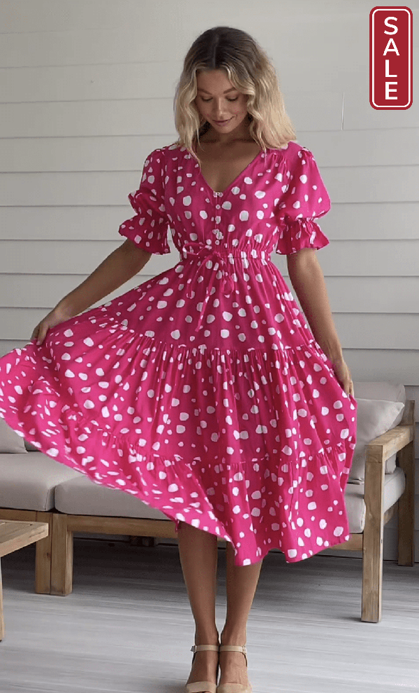 Pismo Polka Dot Dress