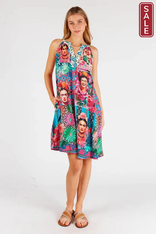 Frida Swing Dress Lagoon
