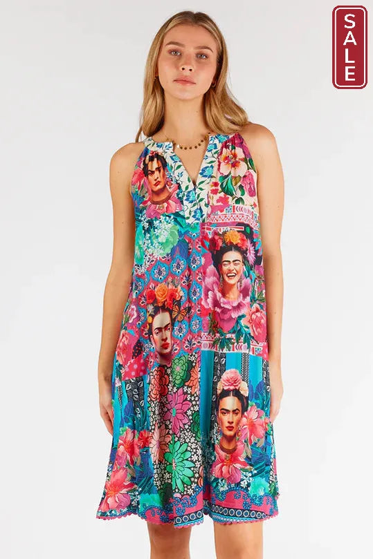 Frida Swing Dress Lagoon