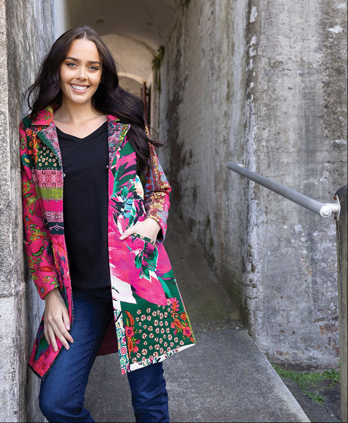Flora Digital Long Coat