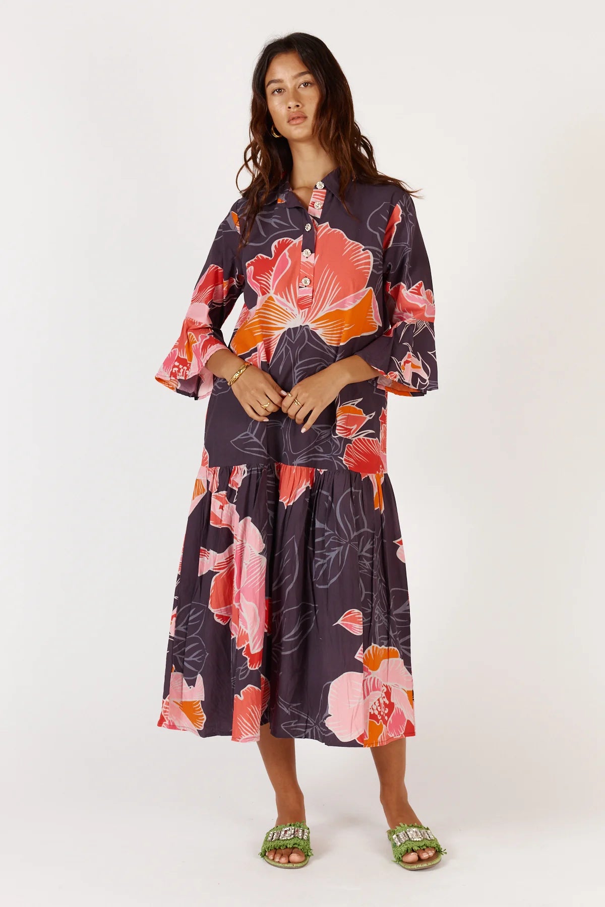 Aurora Dark Maxi dress Dark