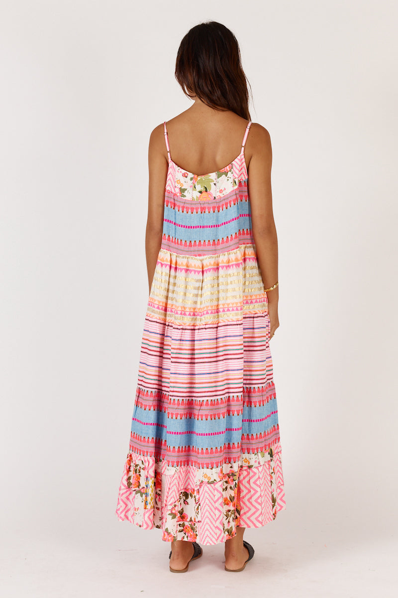 Corfu Maxi Patch Dress