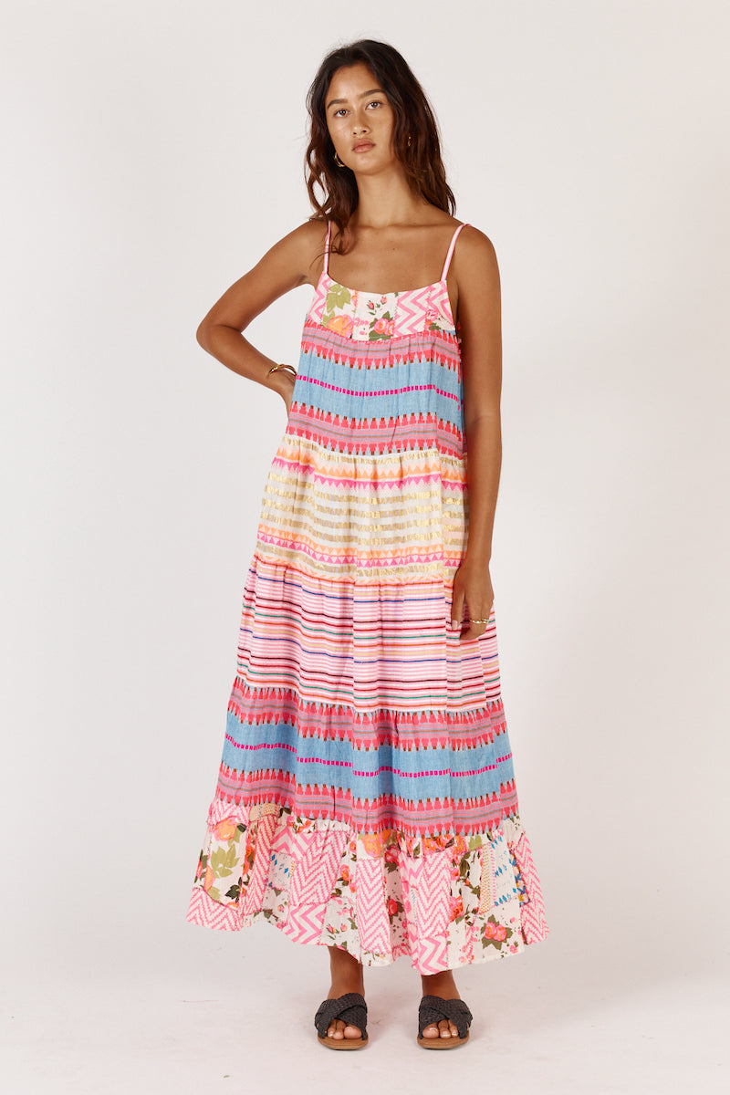 Corfu Maxi Patch Dress
