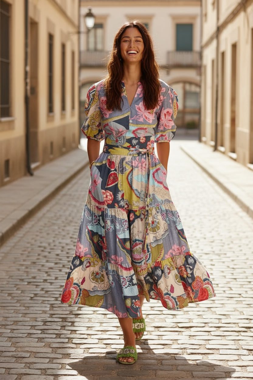 Rubyyaya Udita Maxi Print