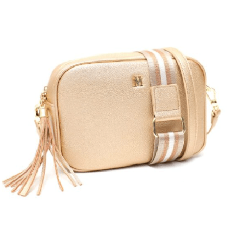 vera may Bag Metallic Gold Donna Xbody Bag.