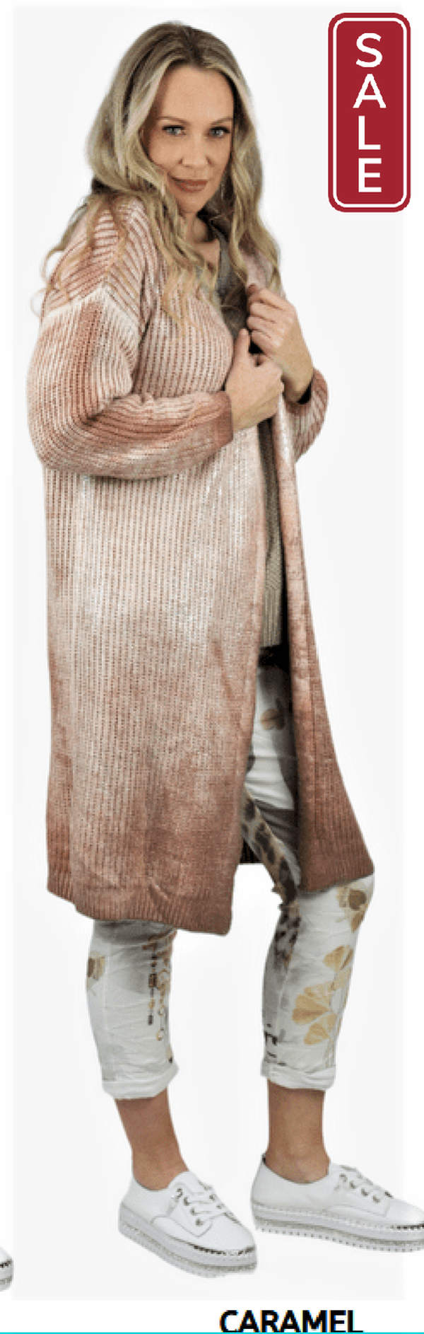 Violet Cardigan Caramel