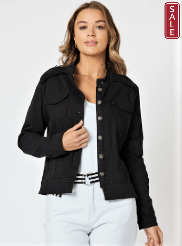 Military Denim Jacket