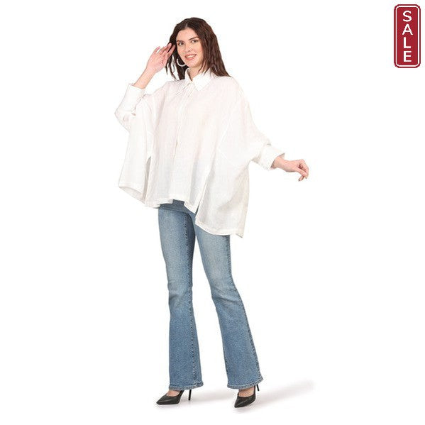 CCB Linen Batwing top