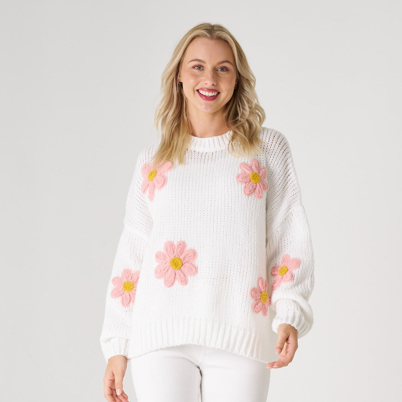 Chunky Flower Jumper HQ
