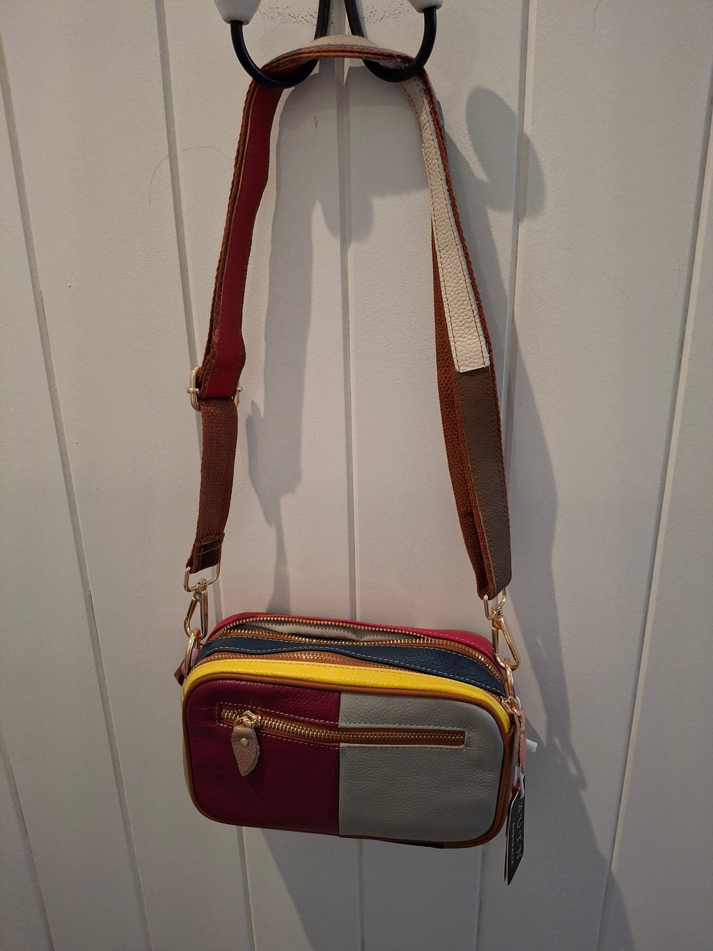 Puzzle Block Crossbody Bag