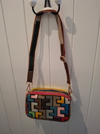 Puzzle Block Crossbody Bag