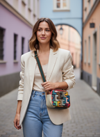 Puzzle Block Crossbody Bag