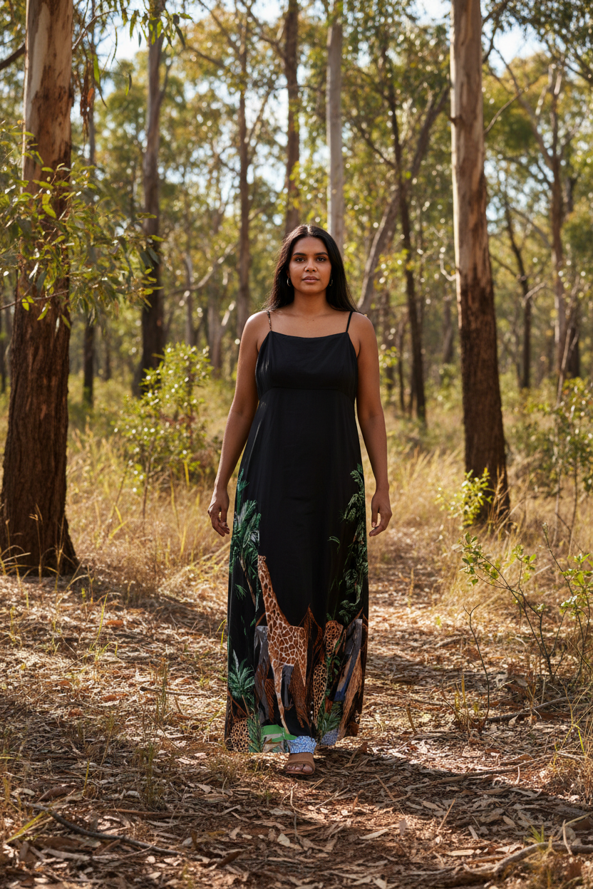 Giraffe Maxi Dress New U Collections