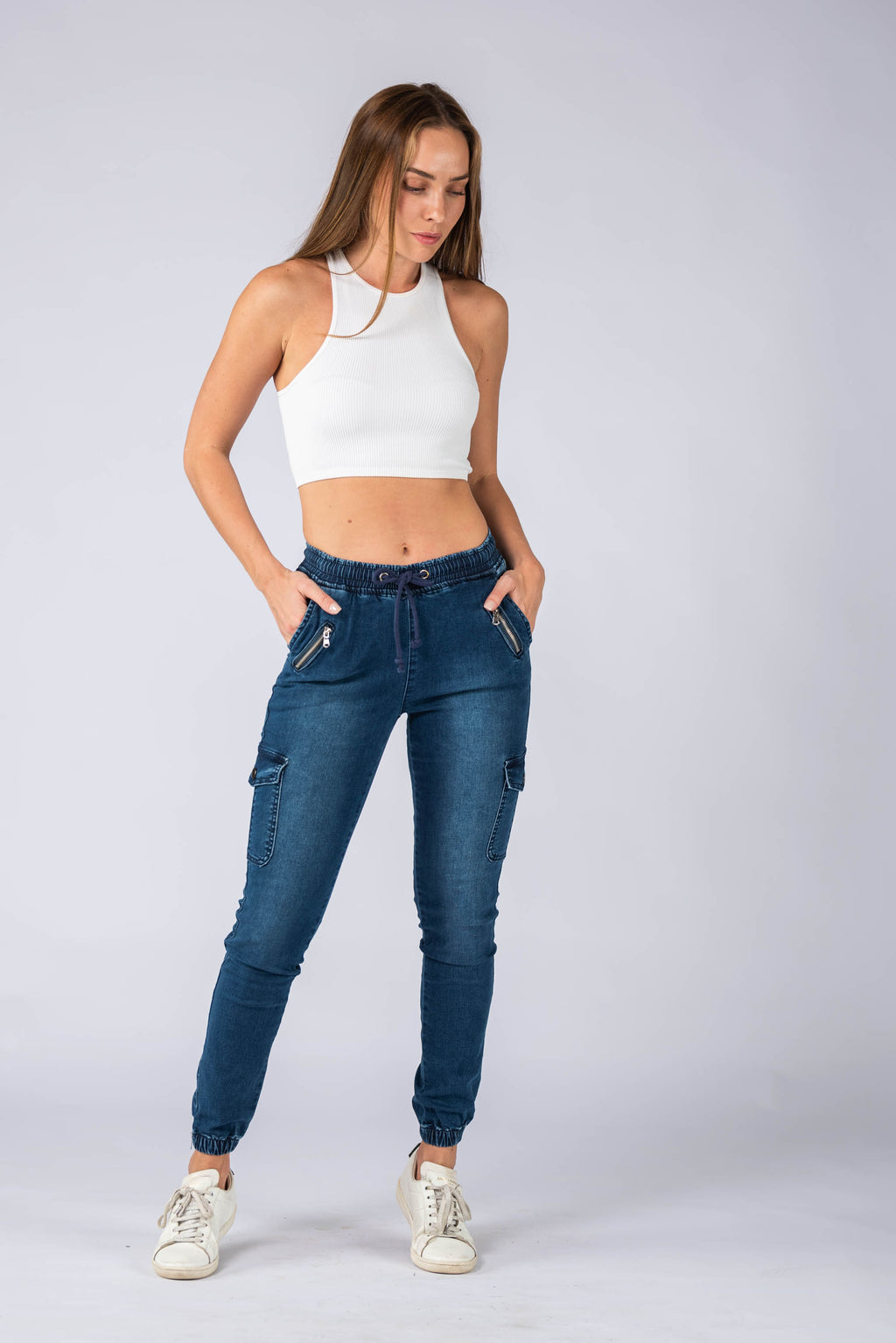 Cargo Jeans blue Wakee jeans