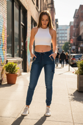 Cargo Jeans blue Wakee jeans