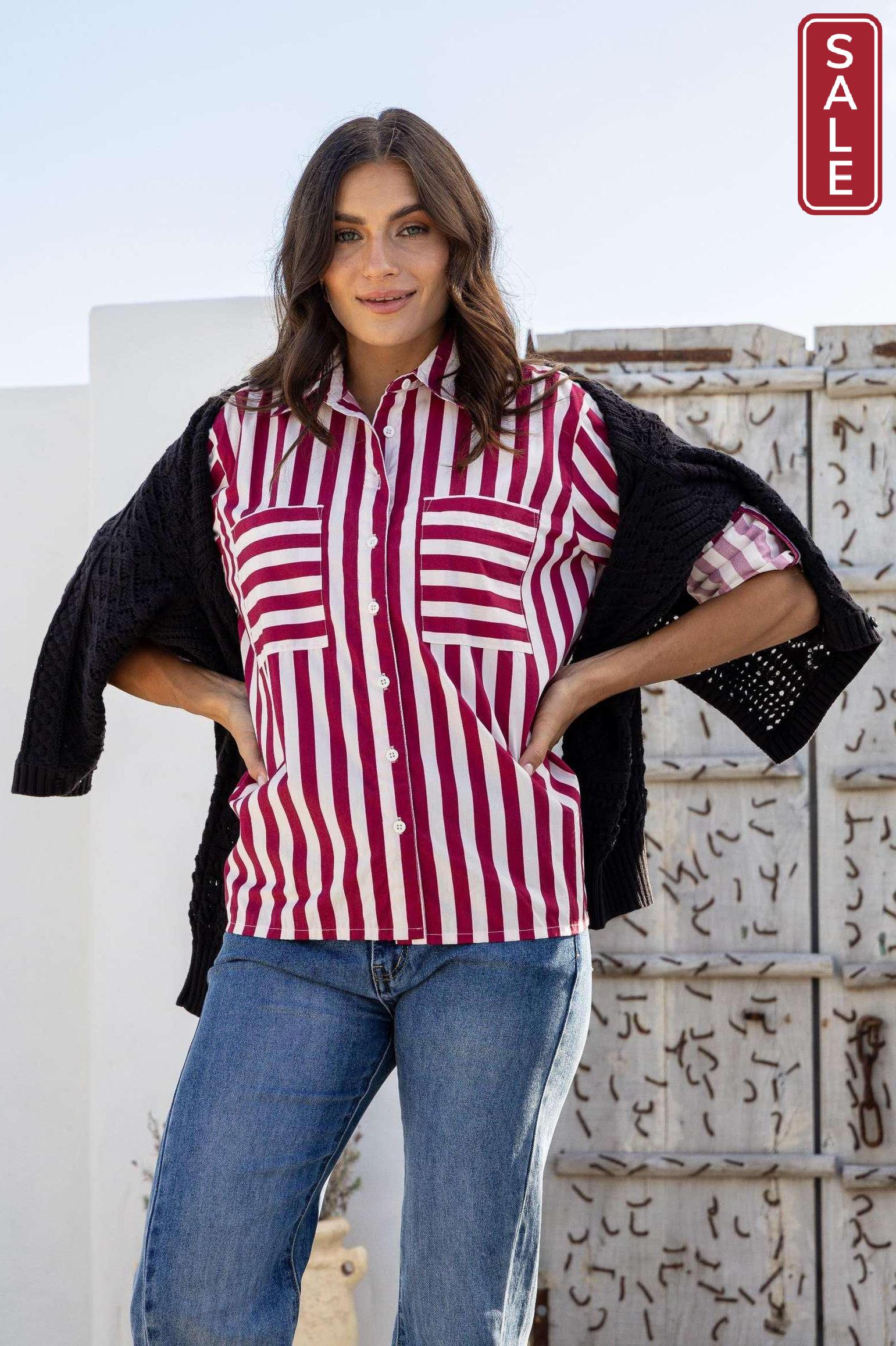 JG Striped LS Shirt