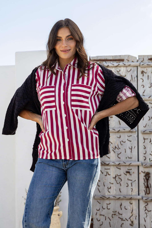 JG Striped LS Shirt