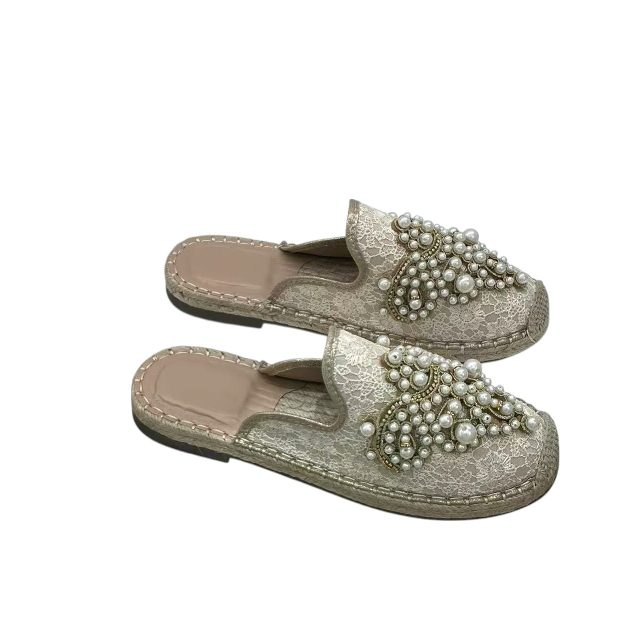 PEARL ESPADRILLE SLIDES Gypsyroad Bowral