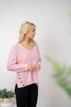 WT Cotton Rollup Sleeve Knit