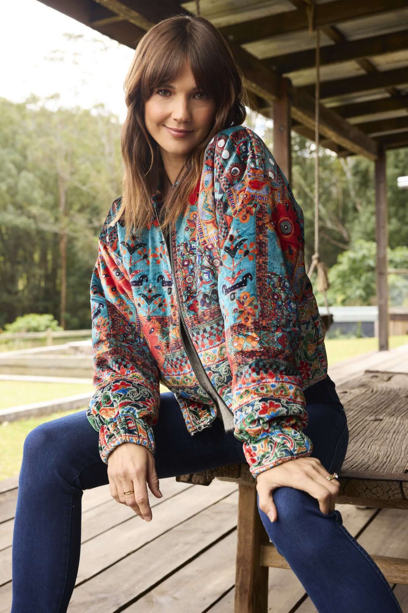 Rabari Bomber Jacket escape by orientique