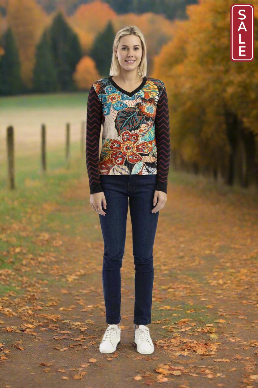 Staying Alive V Neck jumper
