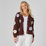 Chunky Flower Cardigan HQ