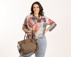 Natalia Tote in Khaki