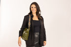 Violet Cross Body Bag -Olive