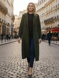 Orientique Cord Trenchcoat-Military Orientique