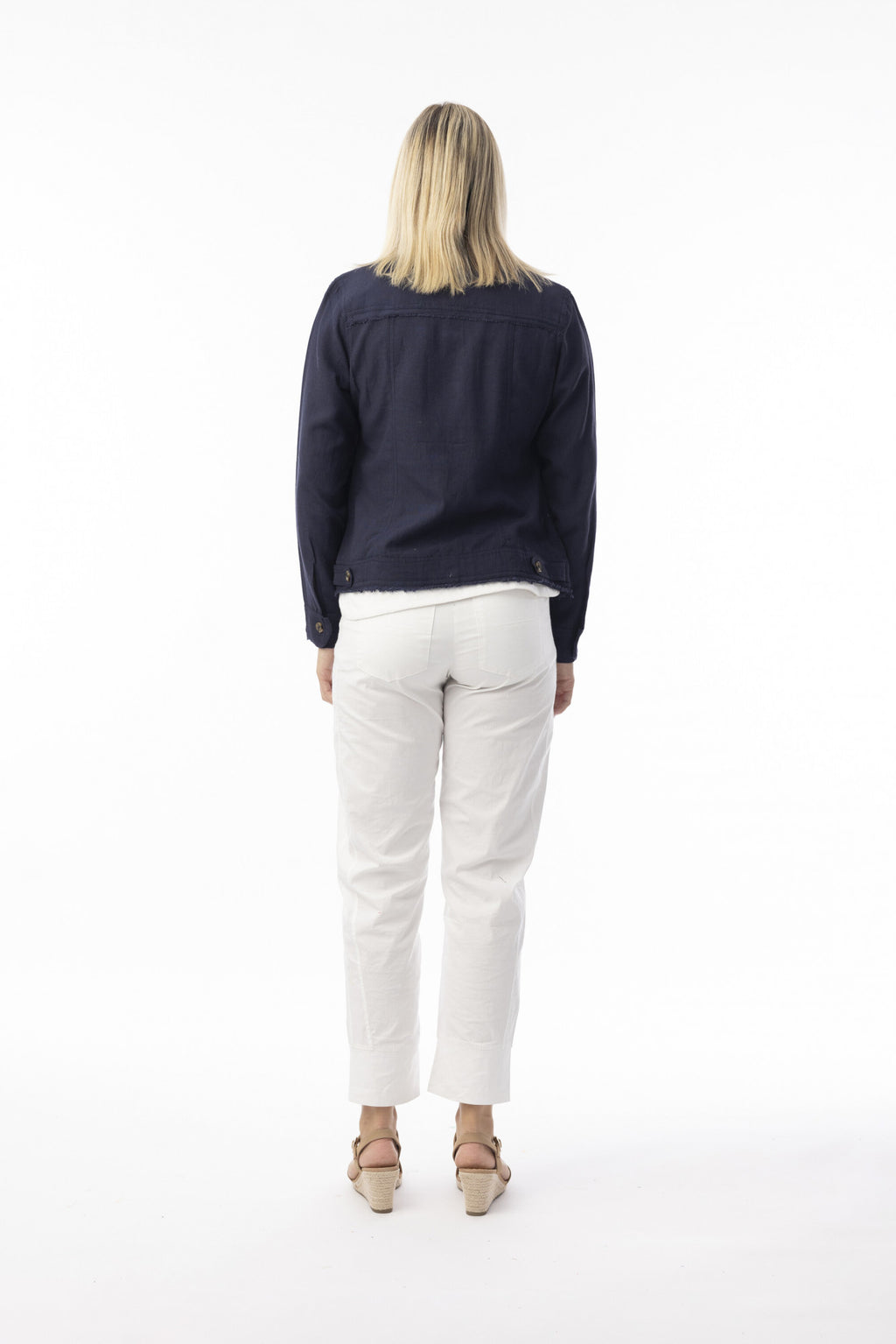 Linen Essentials Jacket navy