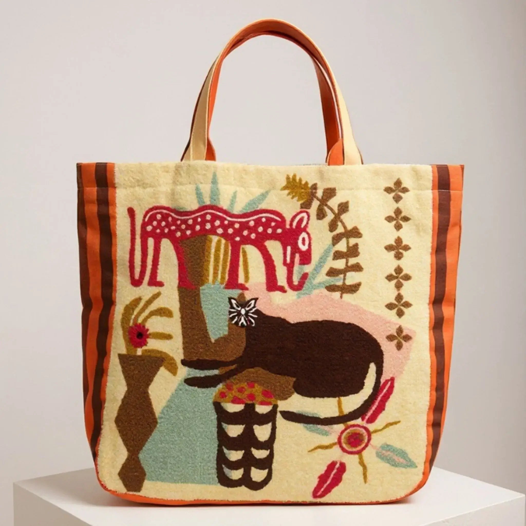The Congo Carpet Tote Tiger Tree