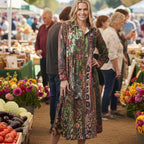 Orientique Vintage  Button-Up Dress Orientique