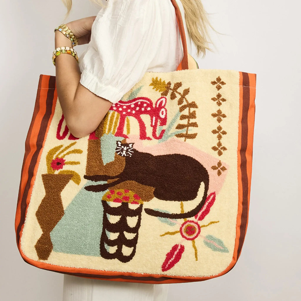 The Congo Carpet Tote Tiger Tree